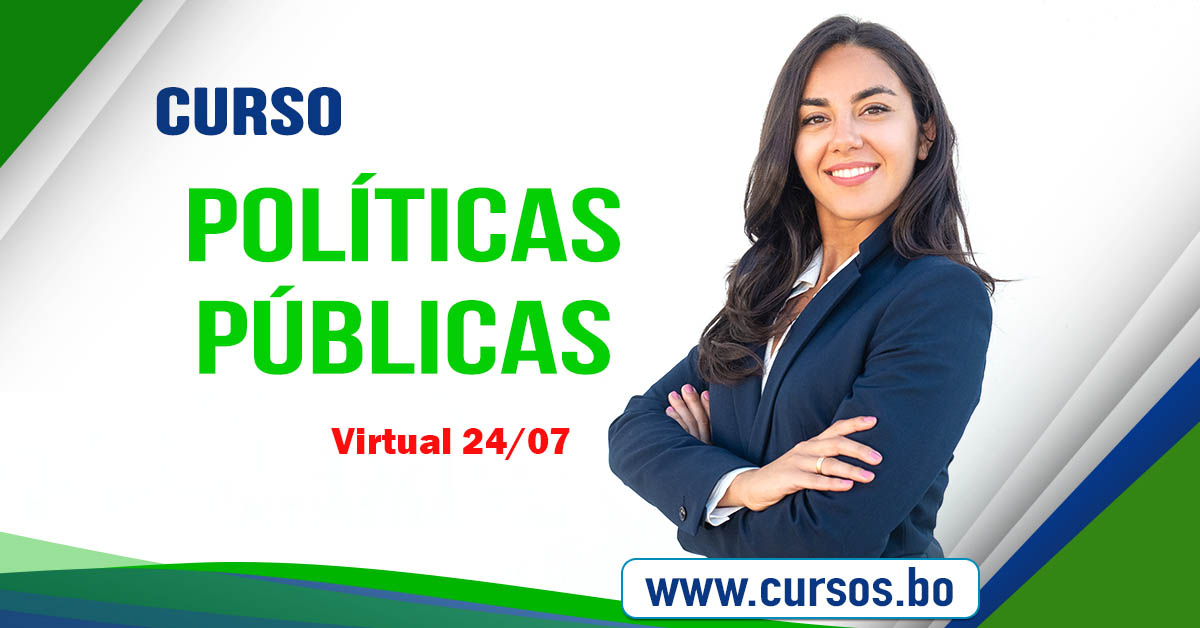 Curso Políticas Públicas  - Virtual 24/7